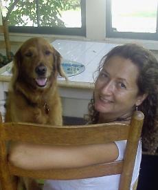 Marcia Passos Duffy (and writing sidekick, Sadie)